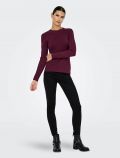 Maglia manica lunga Jdy - prugna - 2