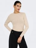 Maglia manica lunga Jdy - sand - 0