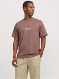 T-shirt manica corta Jack & Jones - fango - 0