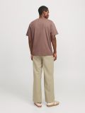 T-shirt manica corta Jack & Jones - fango - 4