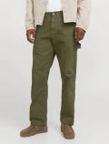 Pantalone casual Jack & Jones - militare - 0