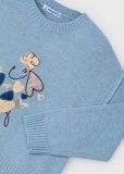 Maglia manica lunga Mayoral - celeste - 1