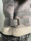 Giaccone montone Yes Zee - grigio - 2