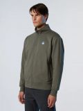 Maglia in felpa aperta North Sails - forest night - 0