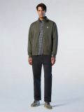 Maglia in felpa aperta North Sails - forest night - 3