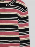 Maglia manica lunga Guess - nero rosa - 1