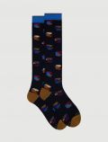Calzini cotone lunghi Gallo - navy - 0