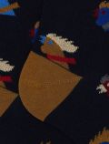 Calzini cotone lunghi Gallo - navy - 1