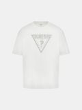T-shirt manica corta sportiva Guess - bianco - 3