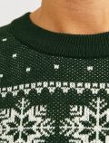 Maglia manica lunga Jack & Jones - verde scuro - 1