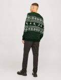 Maglia manica lunga Jack & Jones - verde scuro - 5