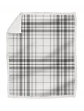 Plaid Daunex - bianco grigio - 0