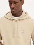 Maglia in felpa cappuccio Tommy Jeans - beige - 1