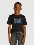 T-shirt manica corta Calvin Klein - black - 0