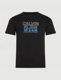 T-shirt manica corta Calvin Klein - black - 1
