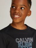 T-shirt manica corta Calvin Klein - black - 2