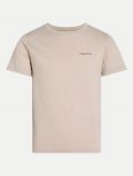 T-shirt manica corta Calvin Klein - sabbia - 5