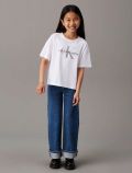 T-shirt manica corta Calvin Klein - white - 2