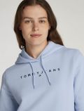 Maglia in felpa cappuccio Tommy Jeans - azzurro - 1