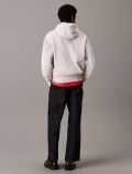 Maglia in felpa cappuccio Calvin Klein - beige - 3