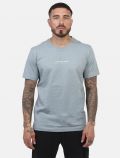 T-shirt manica corta Calvin Klein - petrolio - 0