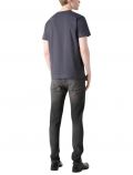 T-shirt manica corta Calvin Klein - blu scuro - 2