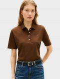 Polo manica corta Tommy Hilfiger - brown - 0