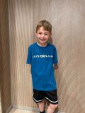 T-shirt manica corta sportiva Jordan - avio - 2
