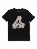 T-shirt manica corta sportiva Jordan - nero - 3