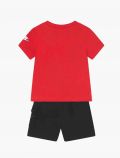 Completo maglia e pantalone corto Nike - rosso nero - 1