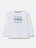 T-shirt manica lunga Guess - bianco - 0