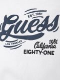 T-shirt manica corta Guess - bianco - 1