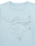 T-shirt manica corta Guess - azzurro - 1