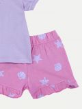 Completo maglia e pantalone corto Chicco - lilla - 2