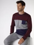 Pigiama lungo Lvb Man - bordeaux - 1