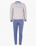 Pigiama lungo Lvb Man - beige blu - 3