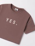 T-shirt manica corta I Do - cacao - 2