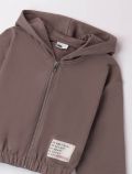 Maglia in felpa aperta I Do - cacao - 1