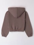 Maglia in felpa aperta I Do - cacao - 2