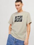 T-shirt manica corta Jack & Jones - beige - 0