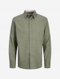 Camicia manica lunga casual Jack & Jones - green - 0