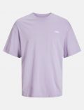 T-shirt manica corta Jack & Jones - lilla - 0