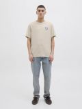 T-shirt manica corta Jack & Jones - beige chiaro - 2