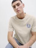 T-shirt manica corta Jack & Jones - beige chiaro - 3