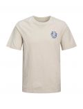 T-shirt manica corta Jack & Jones - beige chiaro - 6