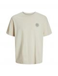 T-shirt manica corta Jack & Jones - beige chiaro - 5