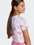 T-shirt manica corta sportiva Adidas - white - 3