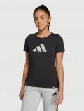 T-shirt manica corta sportiva Adidas - nero - 0