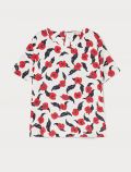 Camicia manica corta curvy Persona Now - rosso blu - 2