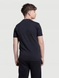 T-shirt manica corta sportiva Adidas - nero rosso - 2